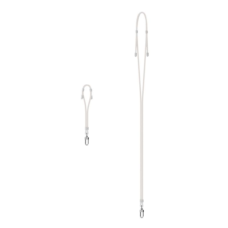 Spigen Cross Body Strap + Wrist Strap - Pearl White