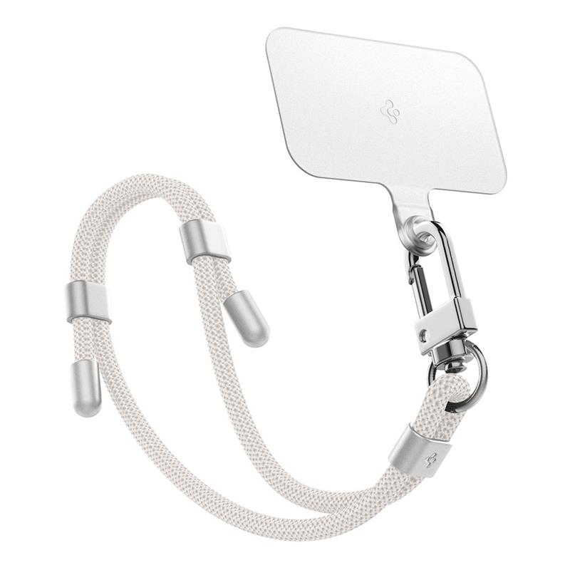 Spigen Cross Body Strap + Wrist Strap - Pearl White