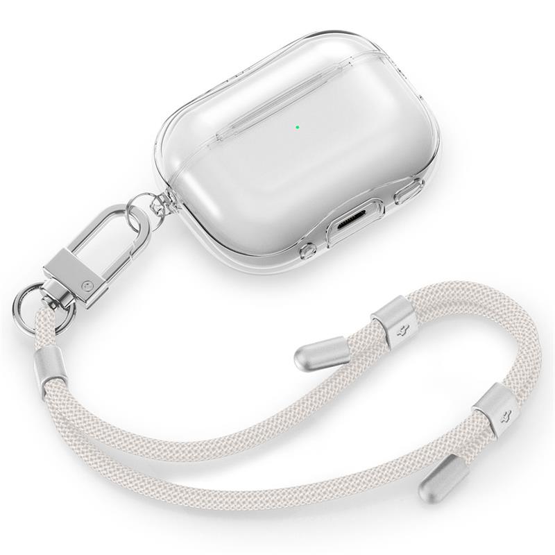Spigen Cross Body Strap + Wrist Strap - Pearl White
