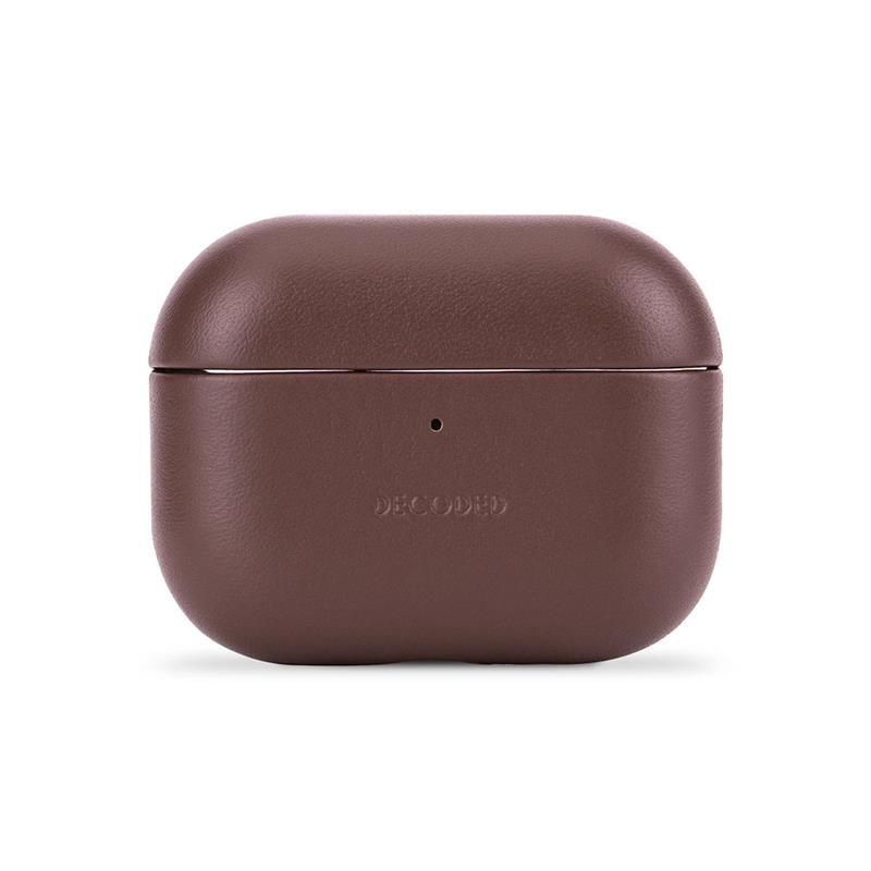 Decoded puzdro Leather AirCase pre Apple Airpods Pro 3 - Chocolate