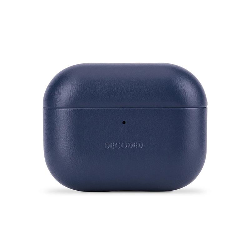 Decoded puzdro Leather AirCase pre Apple Airpods Pro 3 - Navy