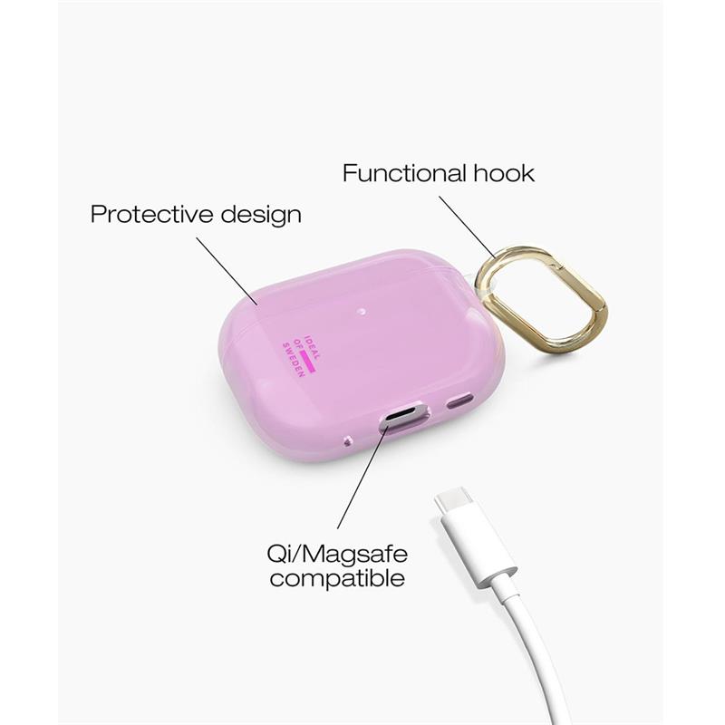 iDeal Clear AirPods Case Pro 3 Light Pink