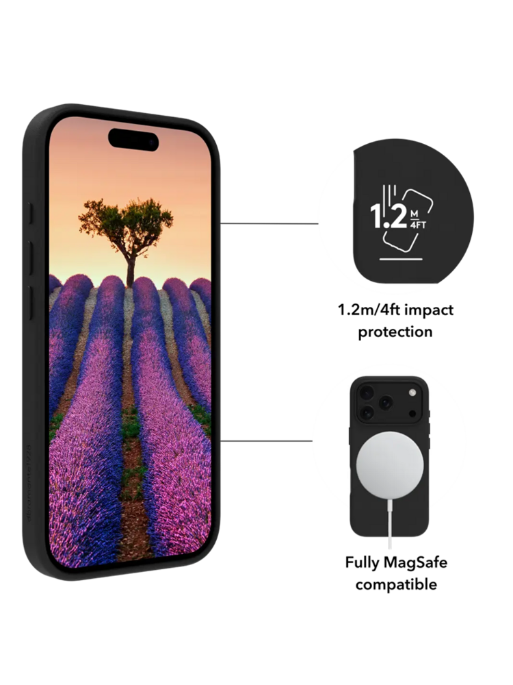 dbramante1928 - Puzdro Roskilde s MagSafe pre iPhone 17 Pro Max, čierna