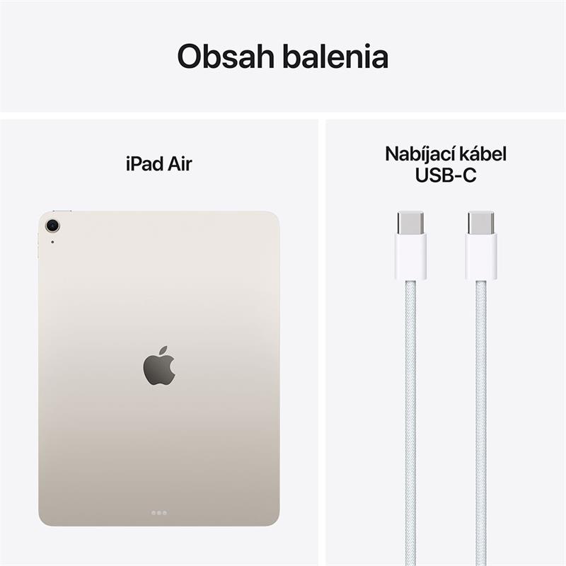 iPad Air 13" Wi-Fi 128GB Hviezdny biely (2025) *Poškodený obal*