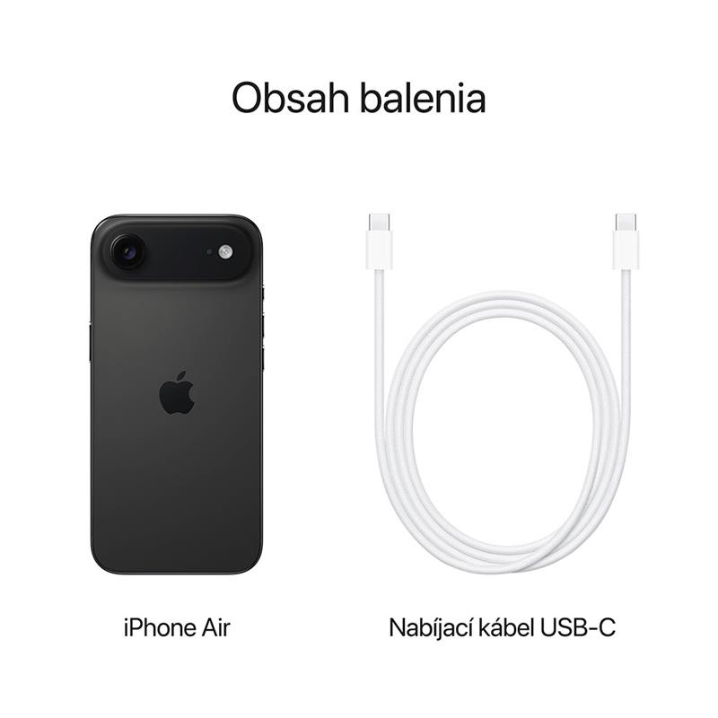 iPhone Air 256 GB Vesmírně černý *Použitý s DPH – Třída A*