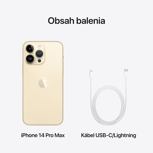 iPhone 14 Pro Max 512 GB Zlatý *Třída C*