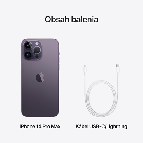 iPhone 14 Pro Max 256 GB Temně fialový *Použitý s DPH – Třída C*