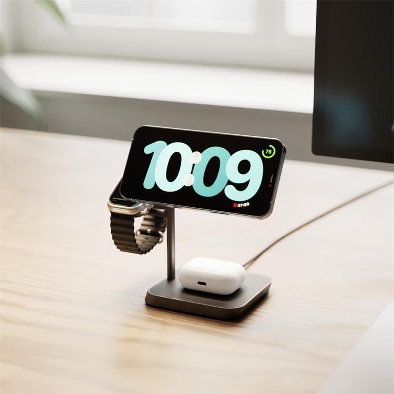 ZENS Office Charger Pro 3  Qi2 Magnetic charger / MagSafe compatible *Rozbaleno*