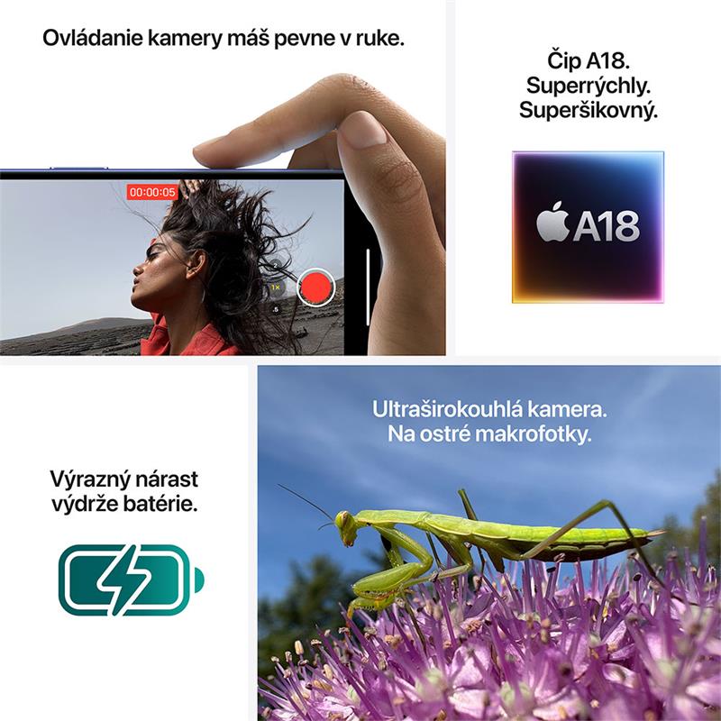 iPhone 16 Plus 128GB Bílý *Použitý s DPH – Třída B*