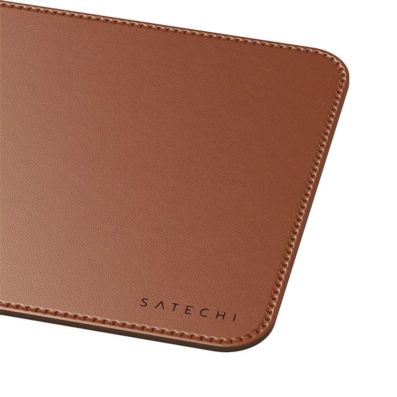 Satechi podložka pod myš Vegan-Leather Premium Mouse Pad - Brown