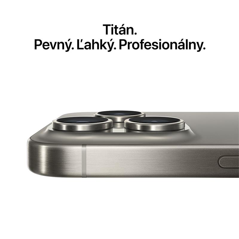 iPhone 15 Pro 128 GB Bílý titan *Použitý s DPH – Třída B*