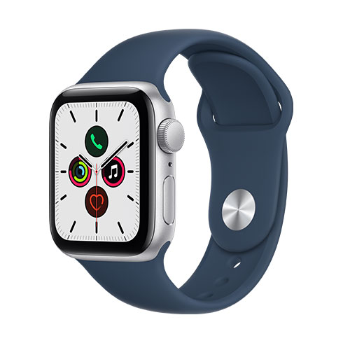 Apple Watch SE GPS 40mm puzdro zo strieborného hliníka *Použitý s DPH - Trieda C*