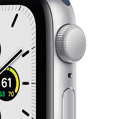 Apple Watch SE GPS 40mm puzdro zo strieborného hliníka *Použitý s DPH - Trieda C*