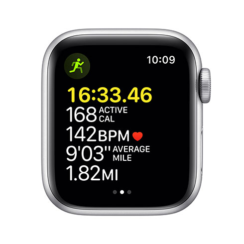 Apple Watch SE GPS 40mm puzdro zo strieborného hliníka *Použitý s DPH - Trieda C*