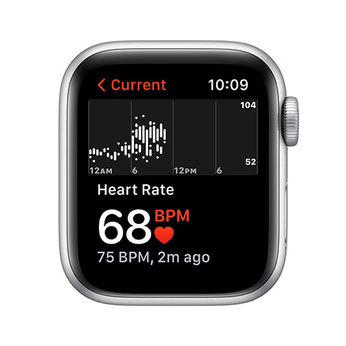 Apple Watch SE GPS 40mm puzdro zo strieborného hliníka *Použitý s DPH - Trieda C*