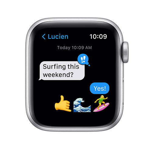 Apple Watch SE GPS 40mm puzdro zo strieborného hliníka *Použitý s DPH - Trieda C*
