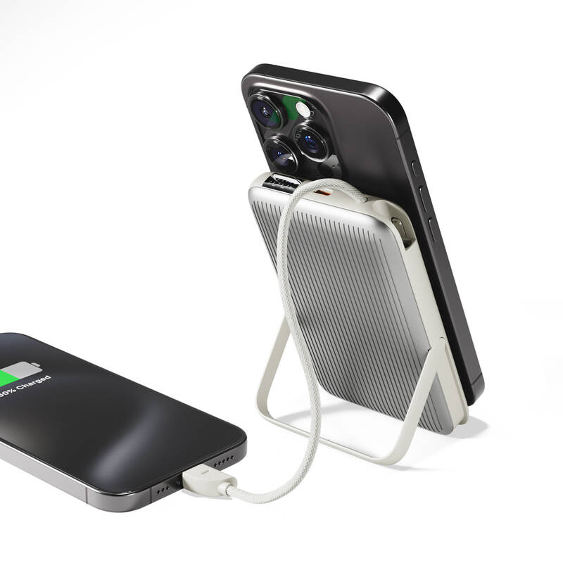 Epico UltraPack 4in1 10000mAh Watch Mag+ bezdrátová powerbanka EM68 - šedá