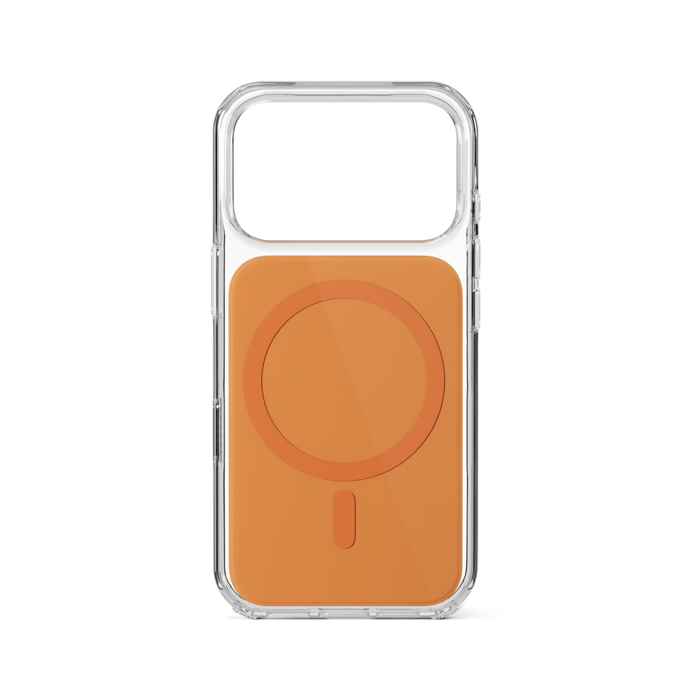 Epico Tile Mag+ Case iPhone 17 Pro Max Qi2 & MagSafe kompatibilní - oranžová