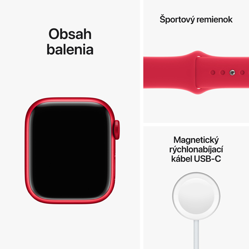 Apple Watch Series 8 GPS 41mm (PRODUCT)RED hliník *Použitý s DPH – Třída C*