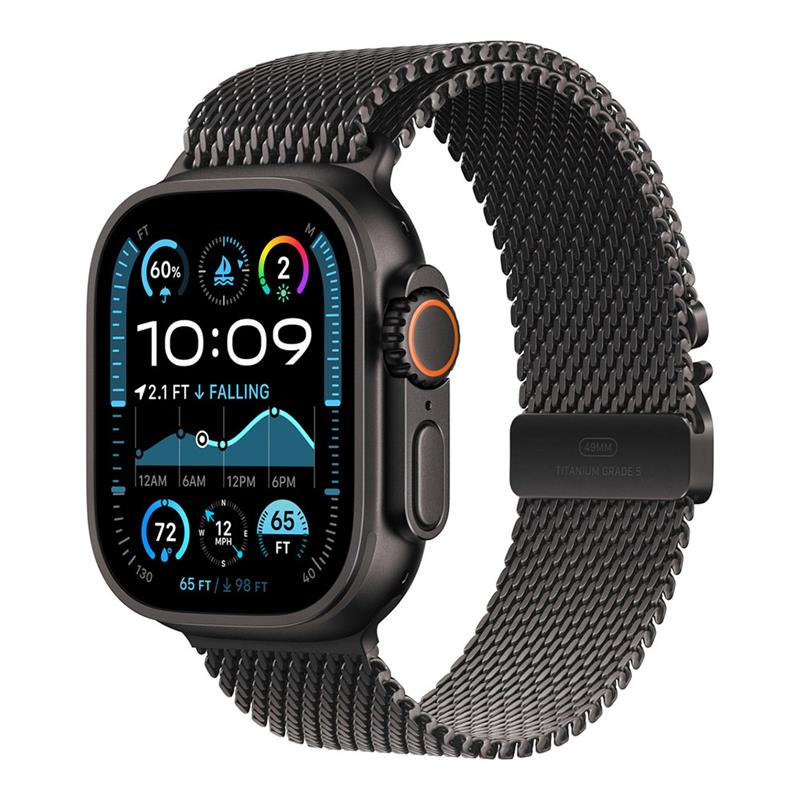 Apple Watch 49mm Black Titanium Milanese Loop - Medium *Rozbalený*
