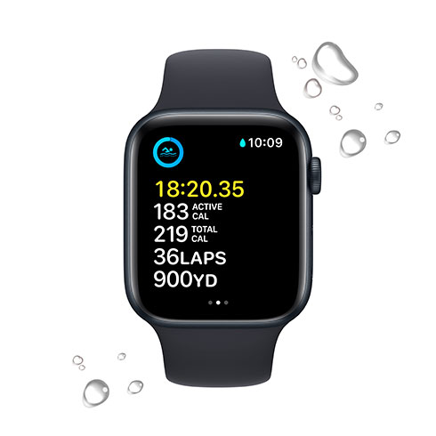 Apple Watch SE 2 GPS 44mm Temně inkoustový hliník *Použitý s DPH – Třída C*