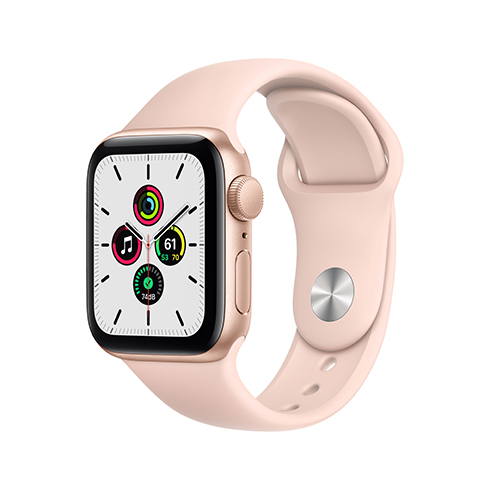 Apple Watch SE GPS 40mm puzdro zo zlatého hliníka *Použitý s DPH - Trieda C*