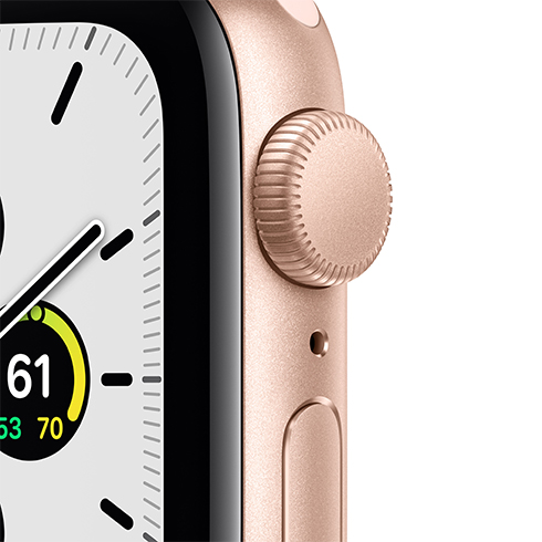 Apple Watch SE GPS 40mm puzdro zo zlatého hliníka *Použitý s DPH - Trieda C*