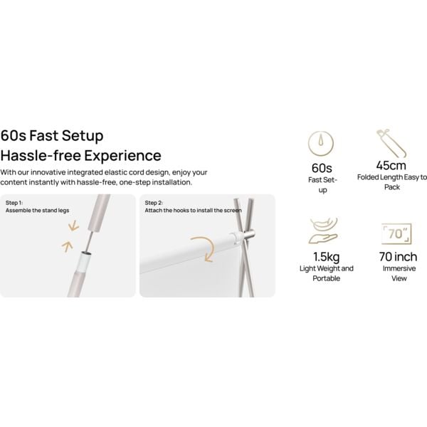 XGIMI portable outdoor screen *Rozbalený*