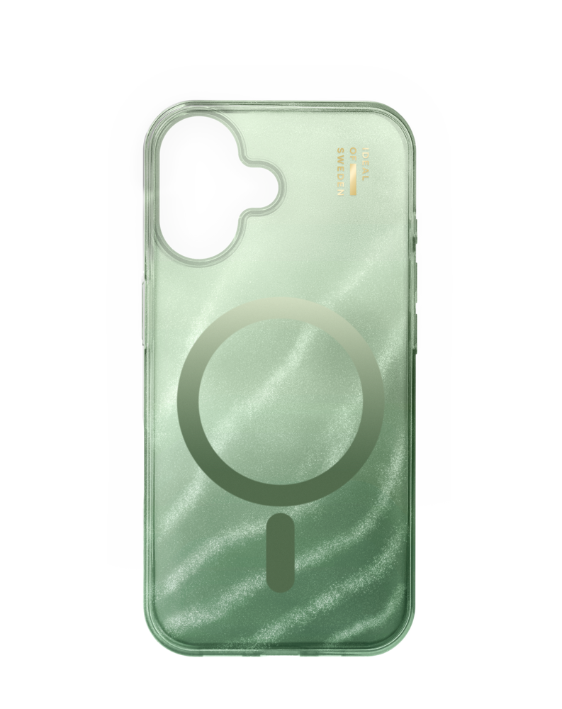 iDeal Fashion Clear Case MagSafe iPhone 16 Sage Green
