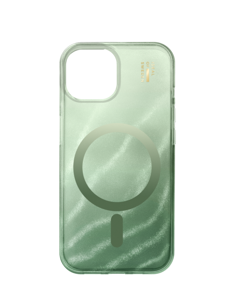 iDeal Fashion Clear Case MagSafe iPhone 13/14/15/16e/17e Sage Green