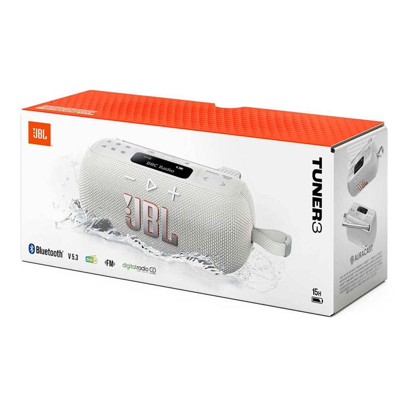 JBL Tuner 3 White reproduktor *Rozbalený*