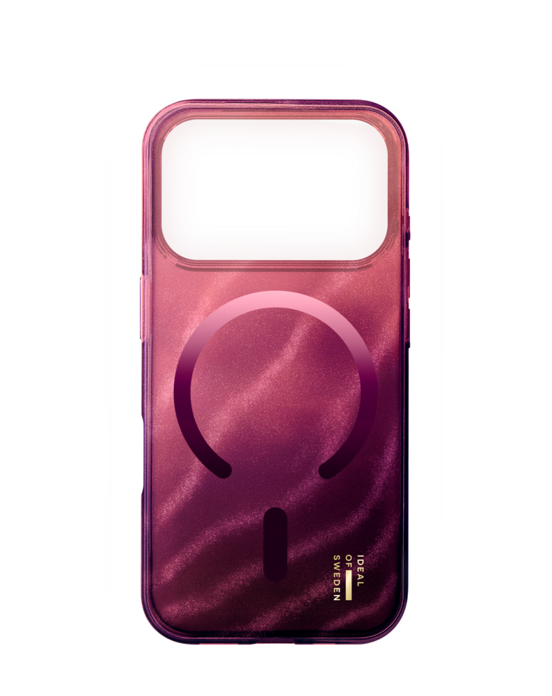 iDeal Fashion Clear Case MagSafe iPhone 17 Pro Cherry Lacquer