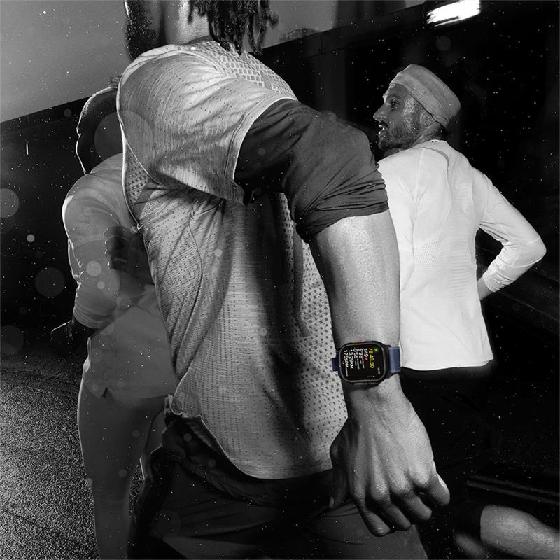 Apple Watch Ultra 2 GPS + Cellular 49mm Přírodní titan se žlutohnědým alpským tahem - Medium *Servisováno*