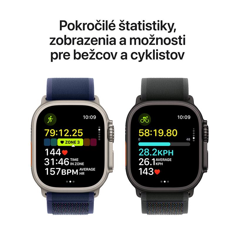 Apple Watch Ultra 2 GPS + Cellular 49mm Natural Titanium Case with Navy Ocean Band *Poškodený obal*