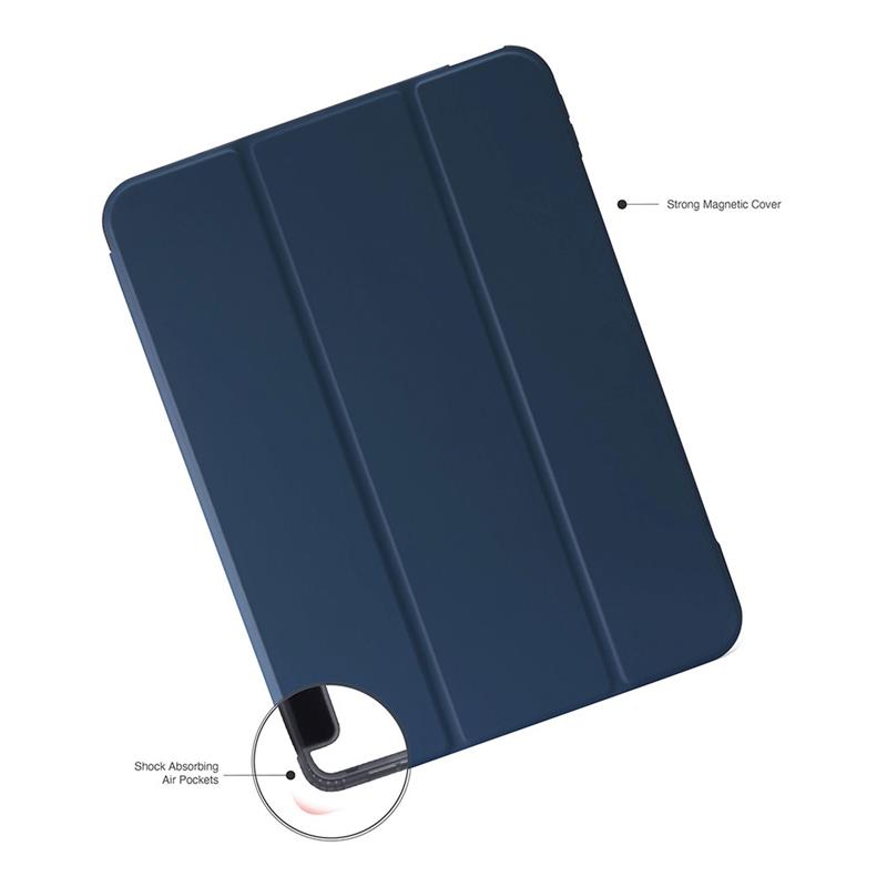 Pipetto puzdro Origami No7 Tri-Folio Case pre iPad 10-11 Gen 2022/2025 - Dark Blue