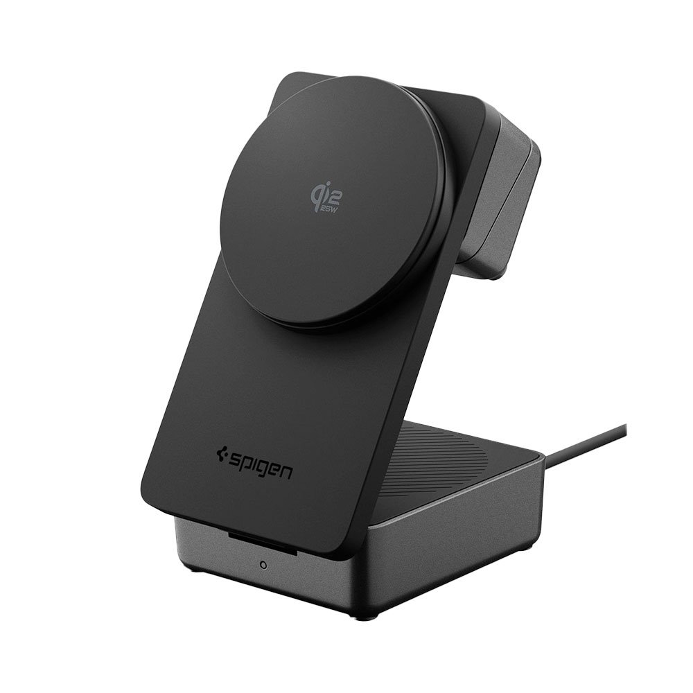 Spigen Foldable Wireless Charger Stand Qi2 25W - Black
