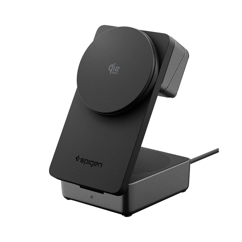 Spigen Foldable Wireless Charger Stand Qi2 25W - Black