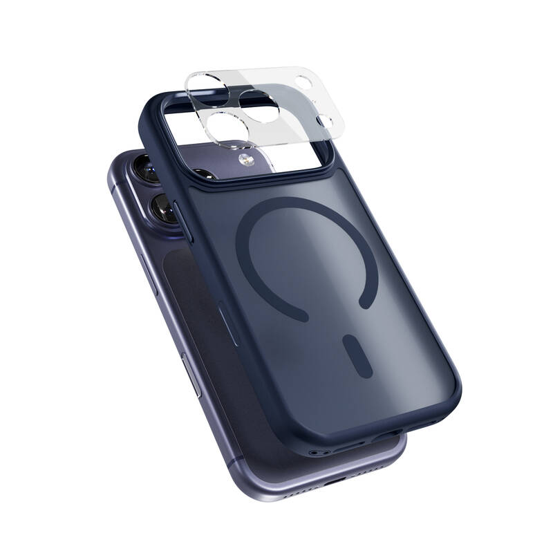 Epico HeroMatte Pro Mag+ Case iPhone 17 Pro Qi2 & Magsafe kompatibilní - temně modrá