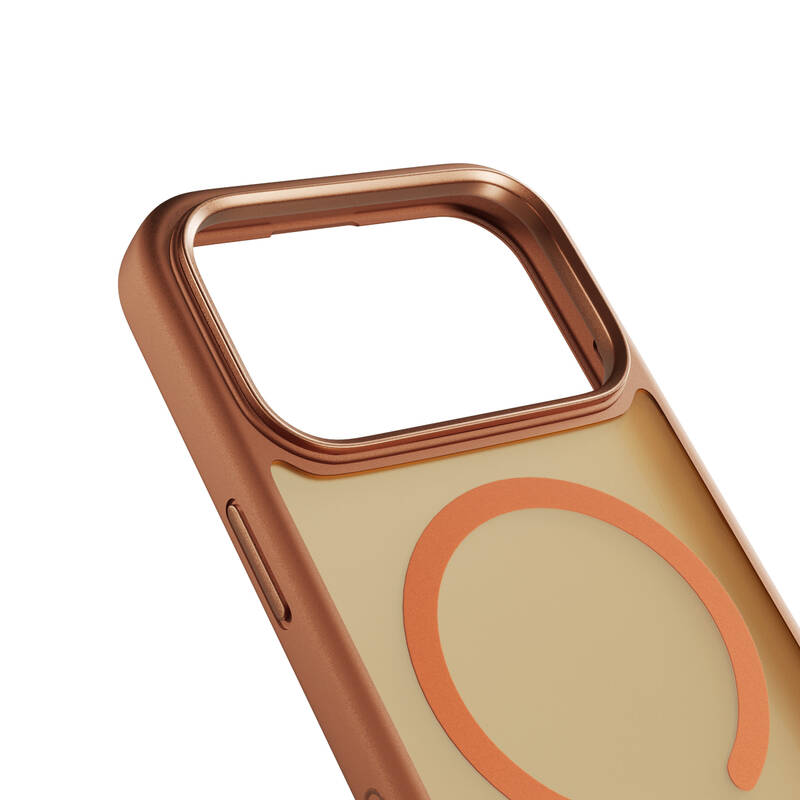Epico HeroMatte Pro Mag+ Case iPhone 17 Pro Max Qi2 & Magsafe kompatibilní - oranžová