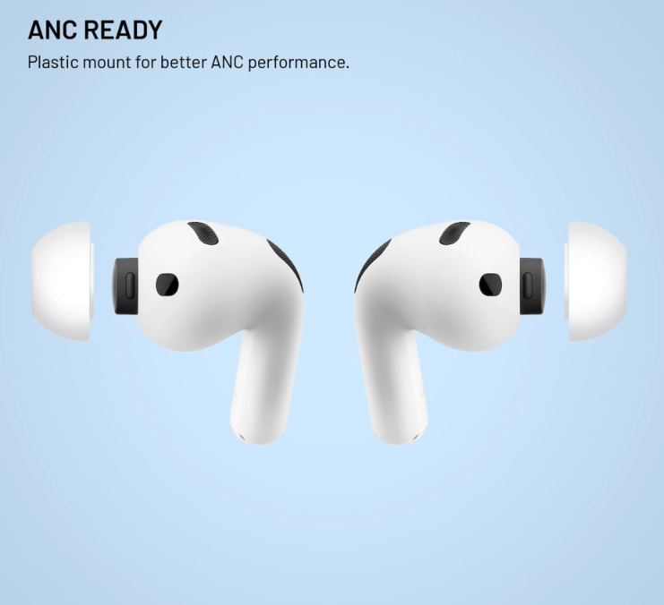 FIXED silikonové špunty pro Apple AirPods Pro 3, velikost L, 2 sady