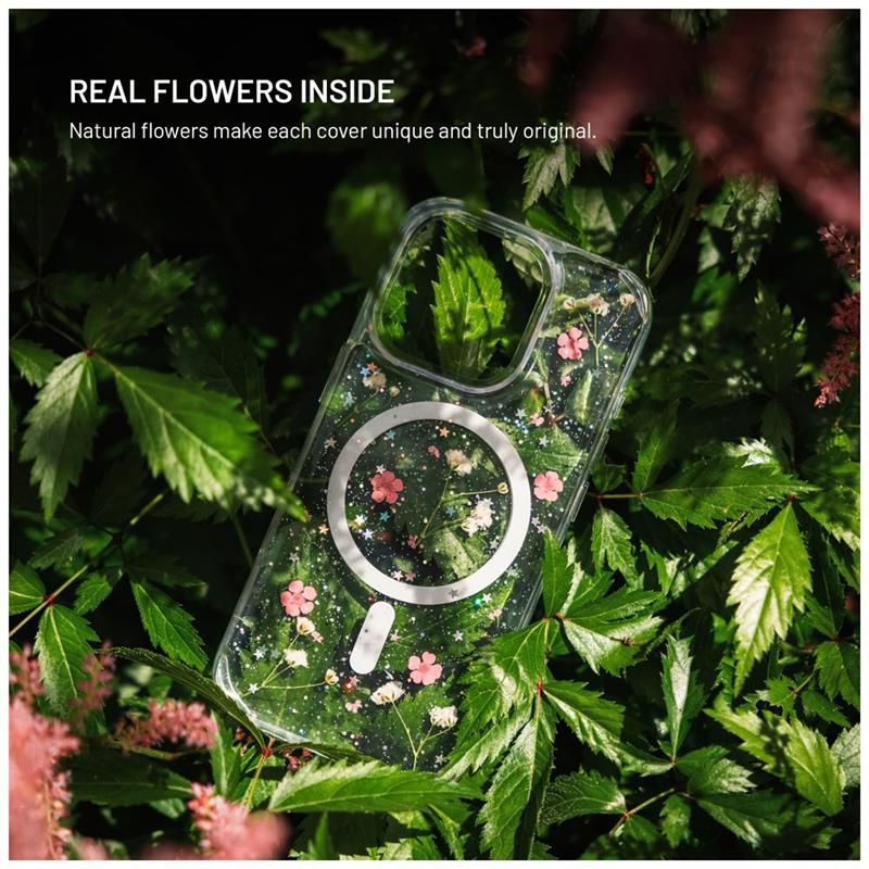 FIXED kryt MagBloom s podporou Magsafe pro Apple iPhone 16, Blush Plum