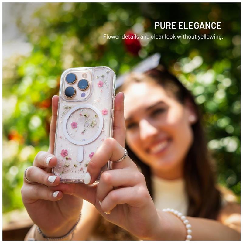 FIXED kryt MagBloom s podporou Magsafe pro Apple iPhone 16, Blush Plum