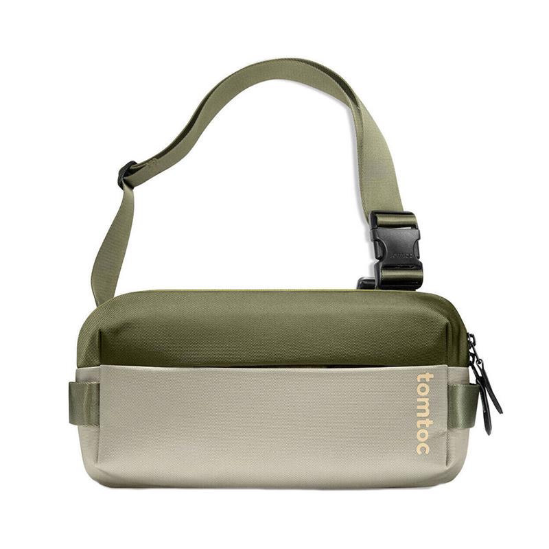 TomToc taška Explorer T21 Sling Bag S - Olive Green