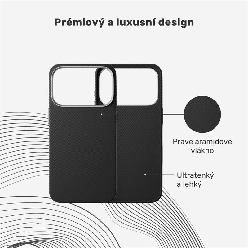 Epico UNUM FlexAramid Mag+ Case iPhone 17 Pro Max Qi2 & MagSafe kompatibilný