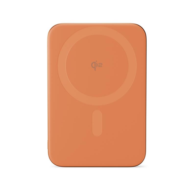 Epico UltraPack Qi2 Slim 5000mAh Alu Mag+ Wireless Power Bank EM51 - oranžová