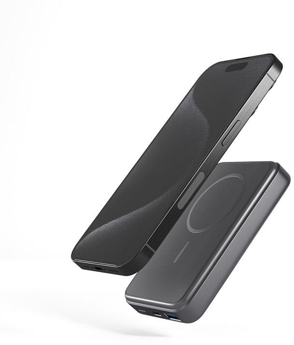 Epico Mag+ Aluminium Power Bank Battery Capacity 10 000mAh - vesmírne šedá *Rozbalený*