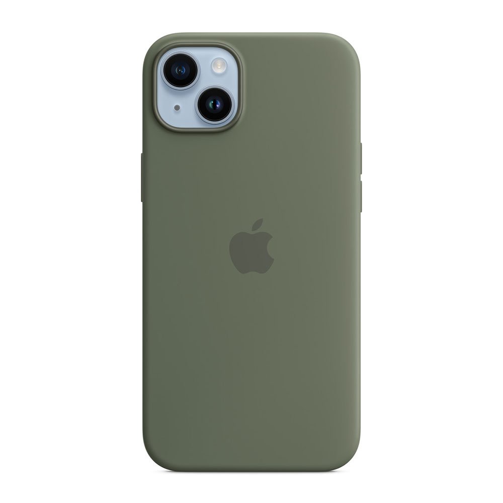 Apple iPhone 14 Plus Silicone Case with MagSafe - Olive *Rozbalený*
