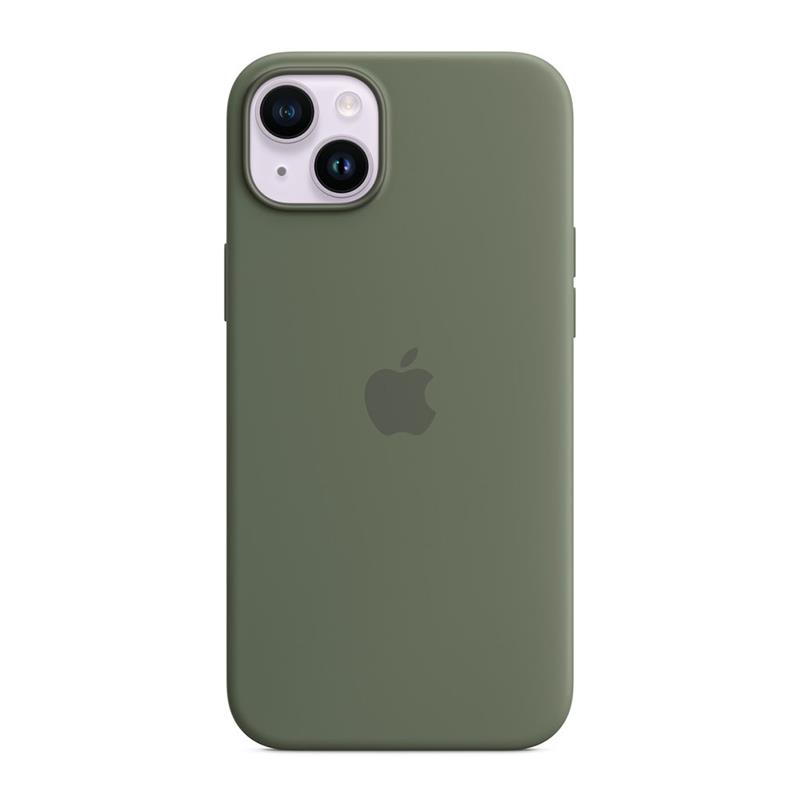 Apple iPhone 14 Plus Silicone Case with MagSafe - Olive *Rozbalený*