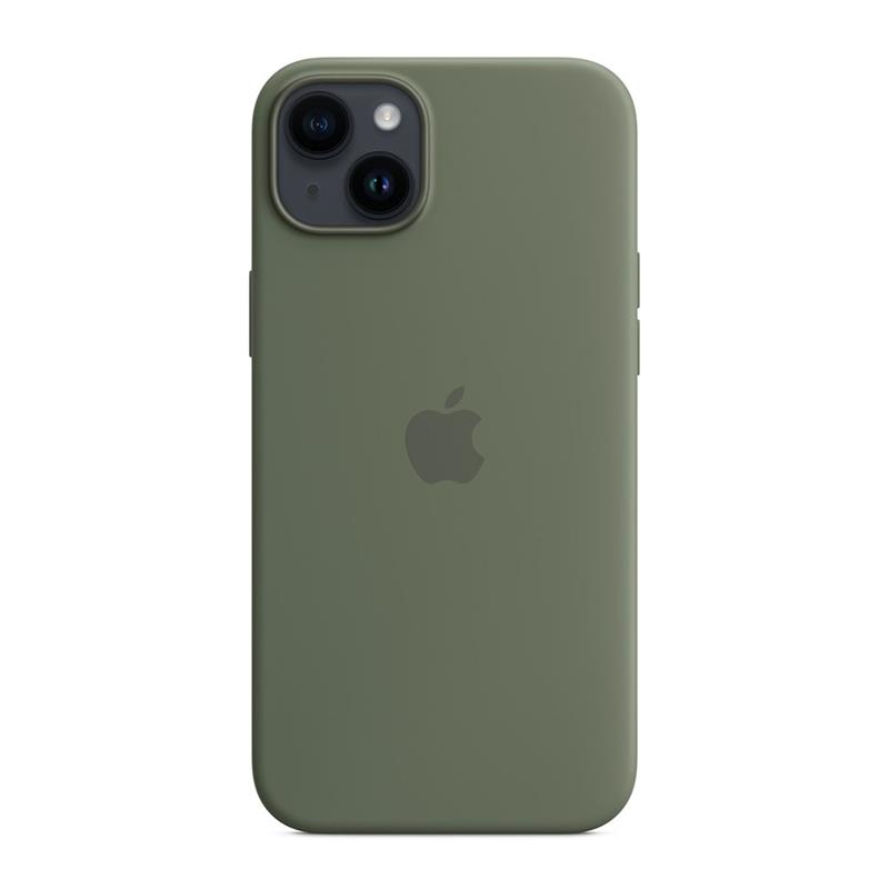 Apple iPhone 14 Plus Silicone Case with MagSafe - Olive *Rozbalený*