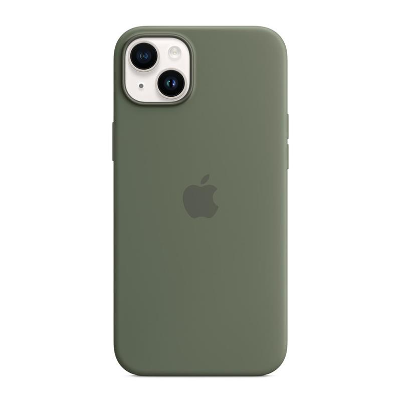 Apple iPhone 14 Plus Silicone Case with MagSafe - Olive *Rozbalený*
